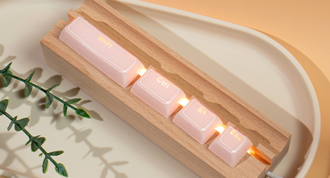 pink Clear Keycap