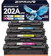 ZIPRINT Compatible Replacement for HP 202A 202X CF500A Toner Tartridge Compatible for HP Color La...