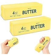 2 Pack Butter Squishy Toys - Squeezeable Squishies, Stress Relief Slow Rising Squishy Toys, Squis...