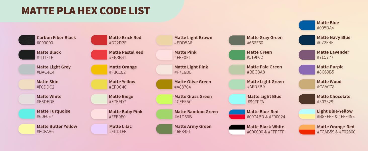 matte pla