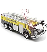 Ailejia Airport Fire Trucks Toy for Boys Fire Engine Toys Fire Engine Pullback Friction Toy Airpo...