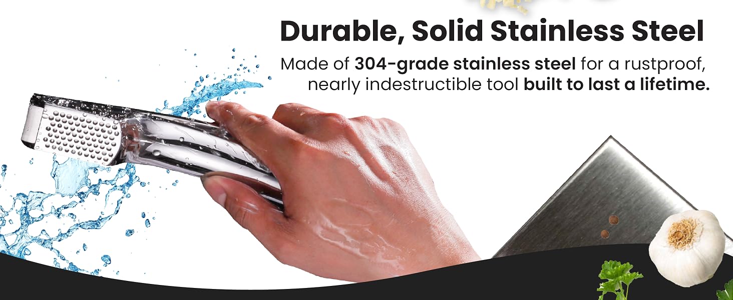Durable, Solid Stainless Steel
