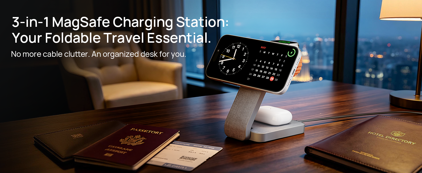 iphone charging dock foldable travel