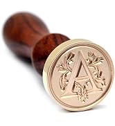 Medieval Traditional Initial Alphabet Wax Seal Stamp, Brass Head Wooden Handle, for Thanksgiving ...