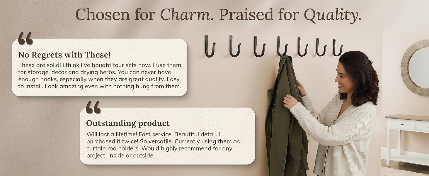 Chosen for Charm. Praised for Quality