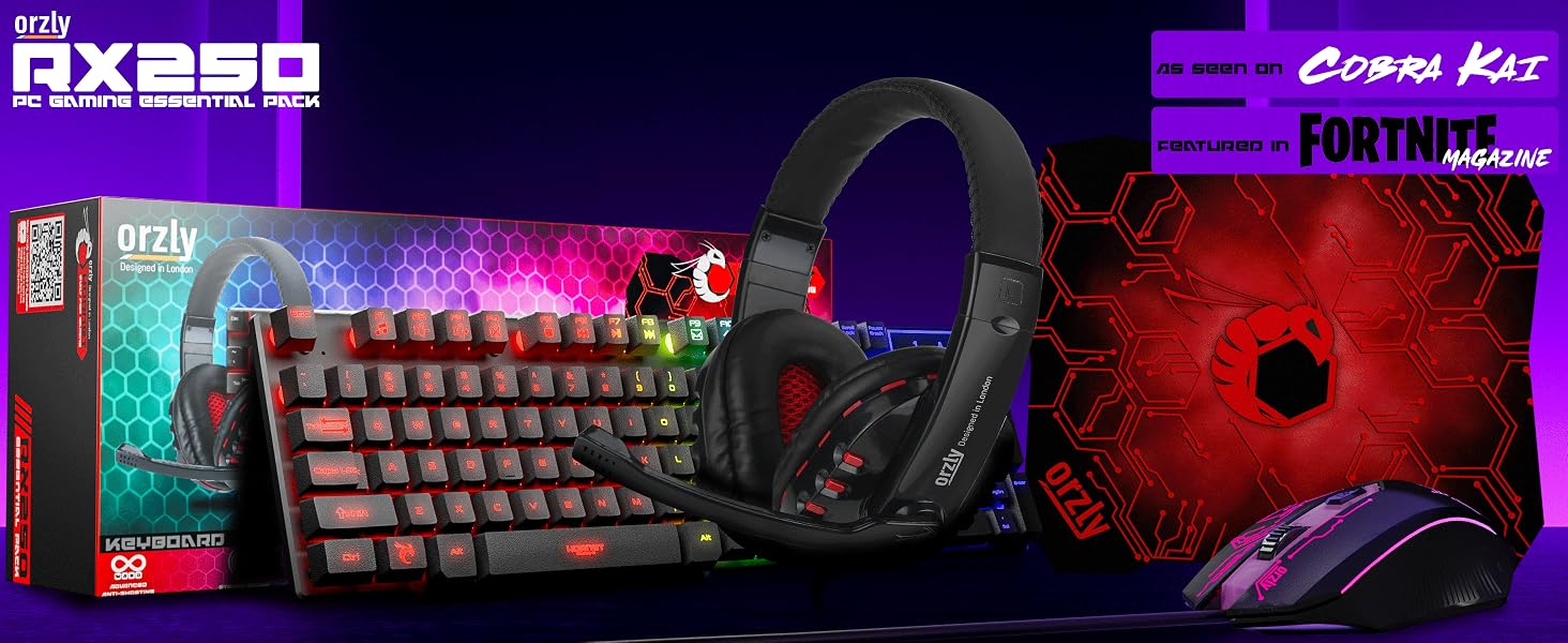 Gaming keyboard and mouse bundle for PS5 Xbox & PC