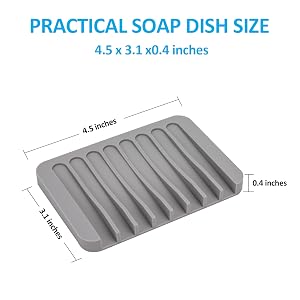 soap holder for shower size