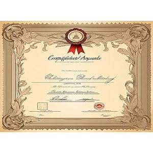 certificate printing paper