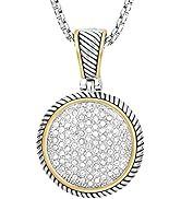 UNY JEWEL Jewelry Make a Statement with Our Two Tone Twisted Cable Wire Round Circle Enhancer Pen...
