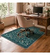 iCasso Office Chair Mat for Hardwood Floor, 36"X 48" Convex Green | Heavy Duty Under Desk Rug for...