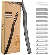 Eyebrow Razor with 12 Blades, Face Razors for Women and Men,Dermaplane Razor for Women Face, Faci...