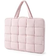 BAGSMART 15.6 Inch Laptop Case, Lightweight Puffy Laptop Sleeve with Handle, Macbook Case Sleeve ...