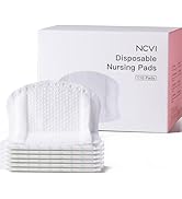 NCVI Disposable Ultra-Thin Nursing Pads, Highly Absorbent and Breathable Breast Pads for Leaking ...