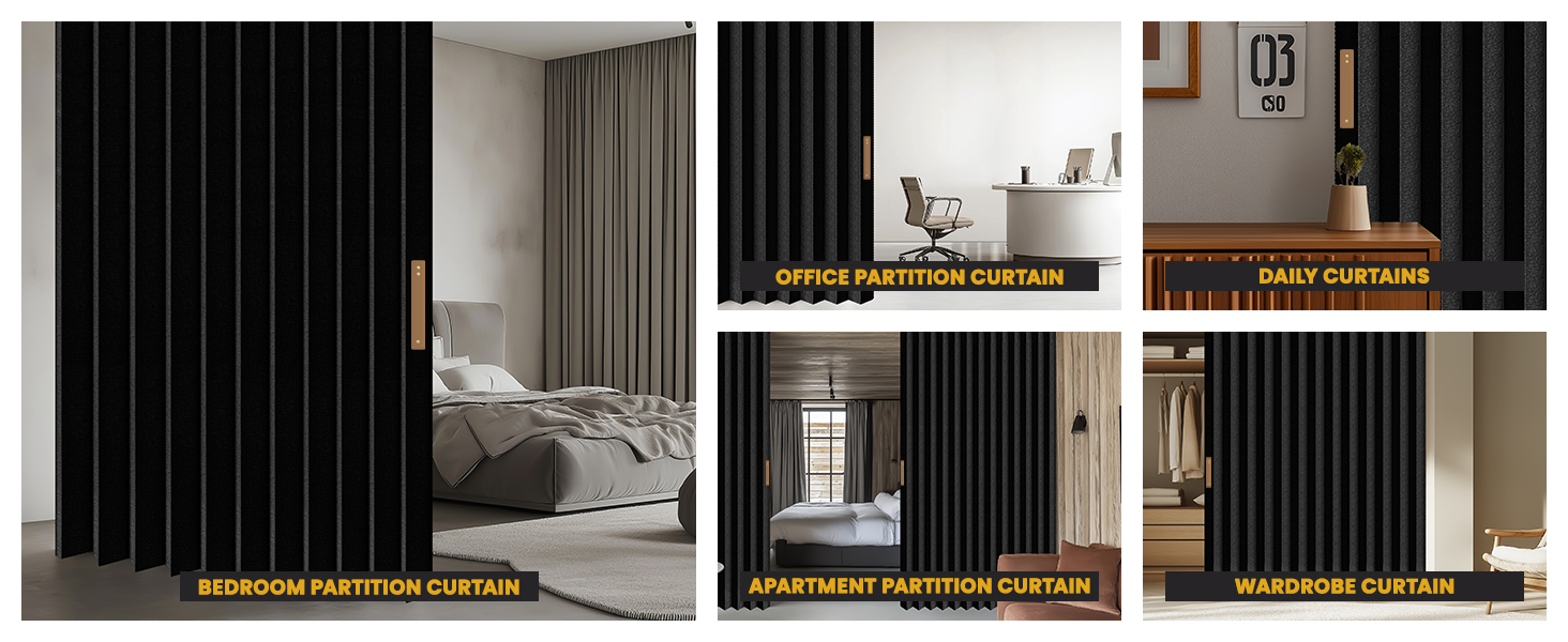 ceiling mounted curtain rod divisor de habitaciones sound dampening curtains