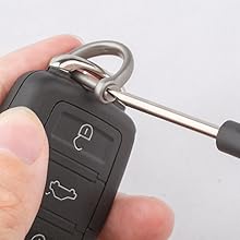 Small key rings for keychains carabiner keychain kit accessories for women for mens keychains