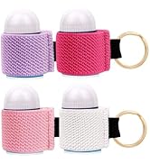 LUCKINEE Mini Chapstick Holder Keychain Bulk Lip Balm Holder Keychain Clip Cute Lip Gloss Holder ...