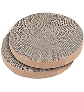 AUOON Cat Scratcher Replacement Pad, 2 Pack, Tighter and Stronger Roll, Non-Toxic, Extra-Thick Ca...
