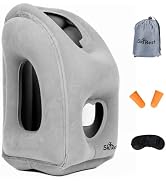 Inflatable travel pillow for sleeping in airplanes travel essentials inflatable travel bed for kids
