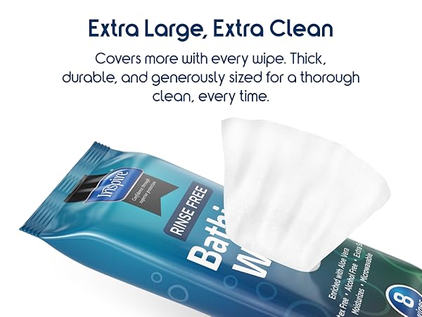 Extra large wipes