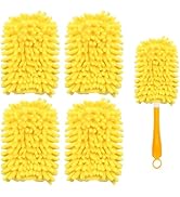 Reusable Duster Refill Compatible with Swiffer Hand Duster, 360 Heavy Duty Duster Refills, Microf...