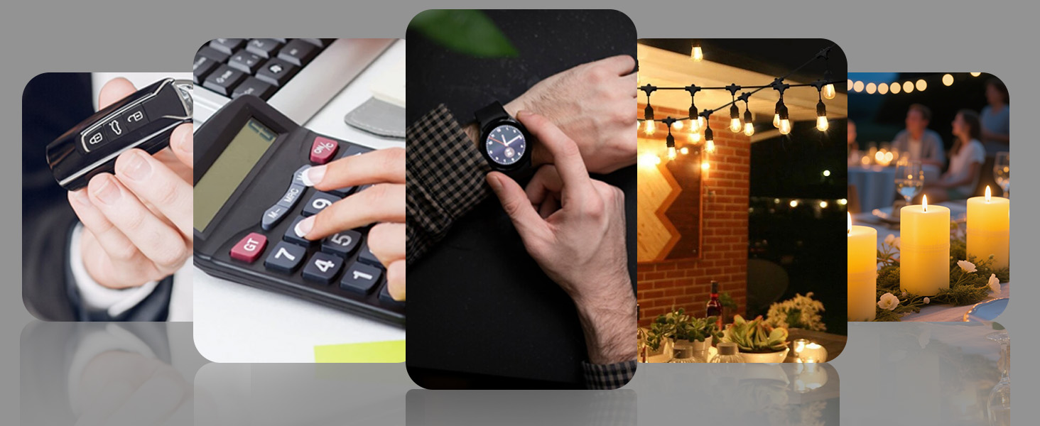 Button Coin Cell for Key Fob, Watches