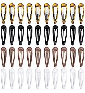 40pcs Hair Clips Set for Women & Girls, 2 Inch Non-Slip Metal Barrettes for Thick or Thin Hair, R...