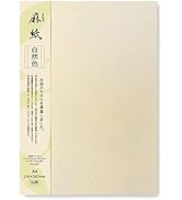 ONAO Japanese Rice Paper Printable A4 Size Paper (30 Sheets), Multipurpose Copy Paper for Laser a...