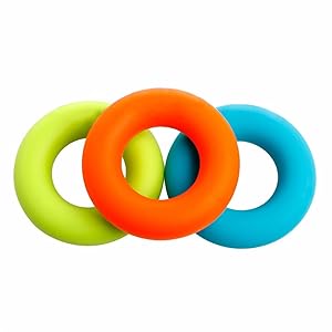 30-50lbs:Green, 30lb, Blue, 40lb, Orange 50lb.