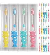 Gisdo 100pcs Toddler Toothbrush Kids Manual Toothbrush Individually Wrapped Toothbrushes,Kids Too...