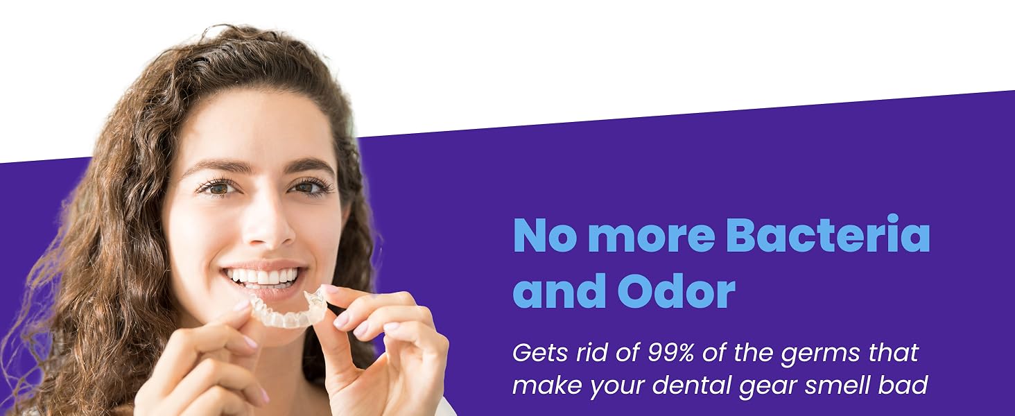 Removes 99.99% of odor causing bacteria