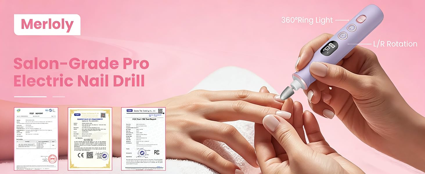 Salon-Grade Pro Electric Nail Drill
