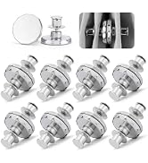 ZENGLU Magnetic Curtain Closer for Home Office Bedroom, 8Pairs Strong Magnets, No Need for Drilli...
