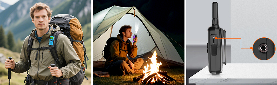 Rechargeable walkie talkies