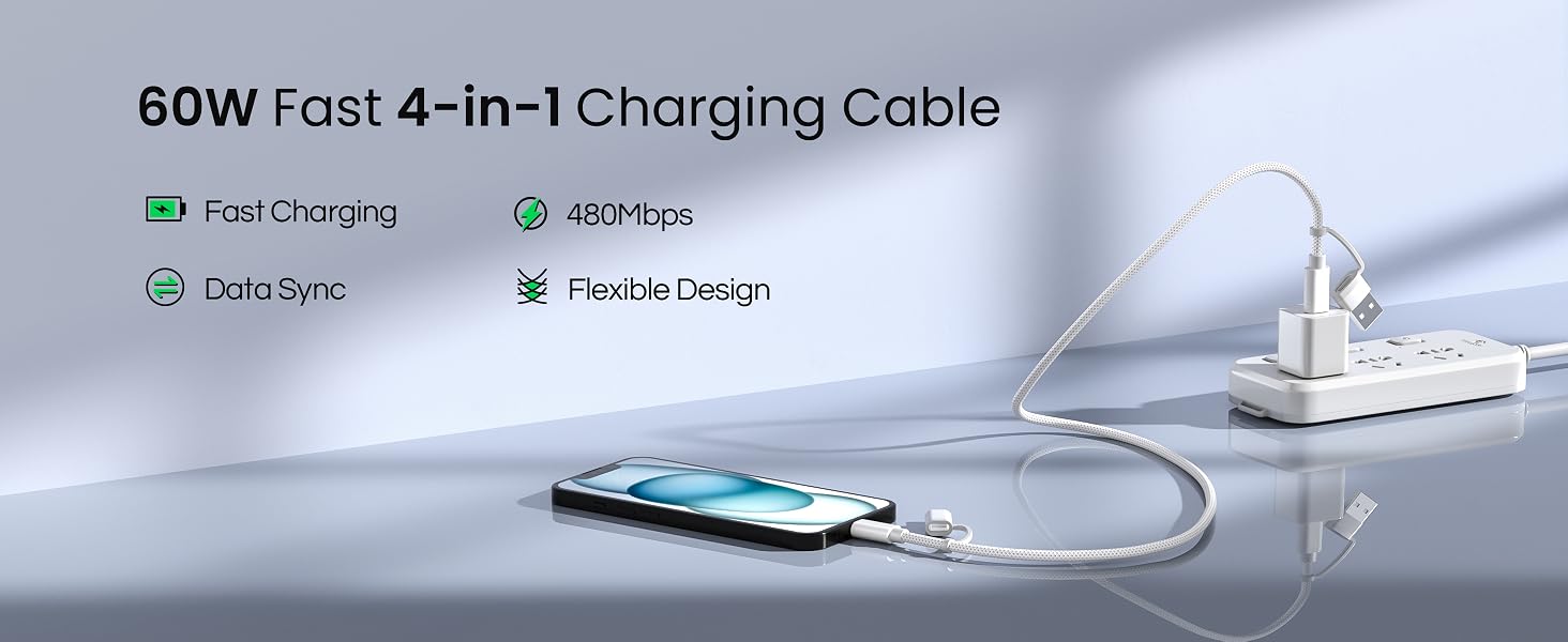4 in 1 charging cable