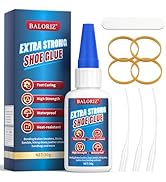 BALORIZ Shoe Glue 30g, Instant Glue Sole Repair Heavy Duty, Quick Dry & Strong Adhesive Repair wi...