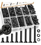 mankk 1010PCS M3 Countersunk Screws Assortment Kit Flat Head Screws M3 x 6/8/10/12/16/20/25/30mm ...