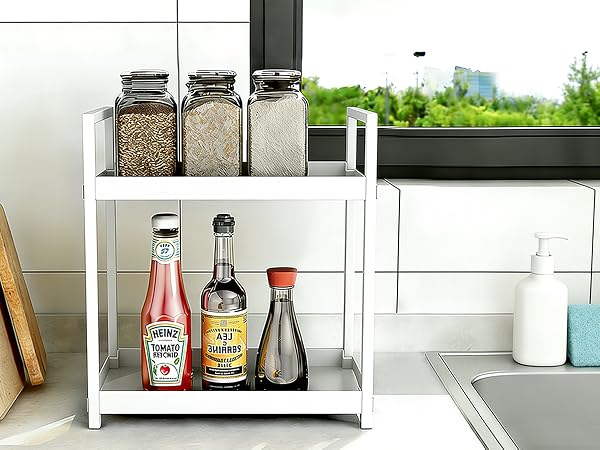 bathroom shelf organizer