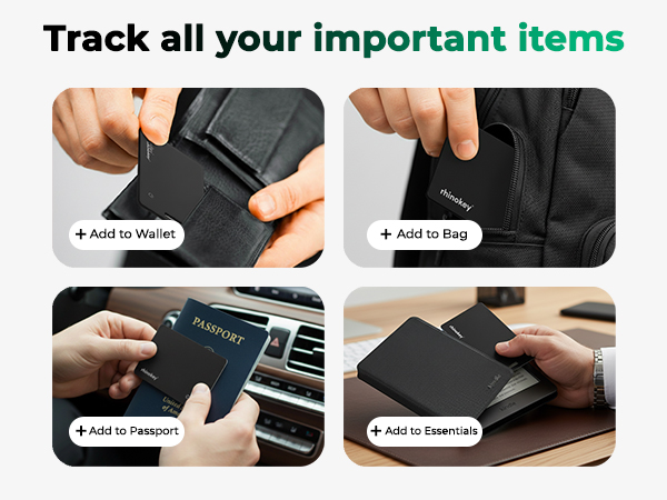 Ultra-thin smart tracker card Luggage tracker tracking device for suitcases and handbags, gift