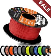 WEREWOLVES 1.18mm Micro Paracord – 125ft (38m) Lightweight Survival Cord,Thin Braided Rope for Su...