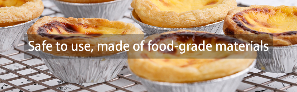 Egg tart molds for baking