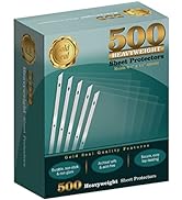 500/Box Clear Heavyweight Poly Sheet Protectors by Gold Seal, 8.5" x 11"