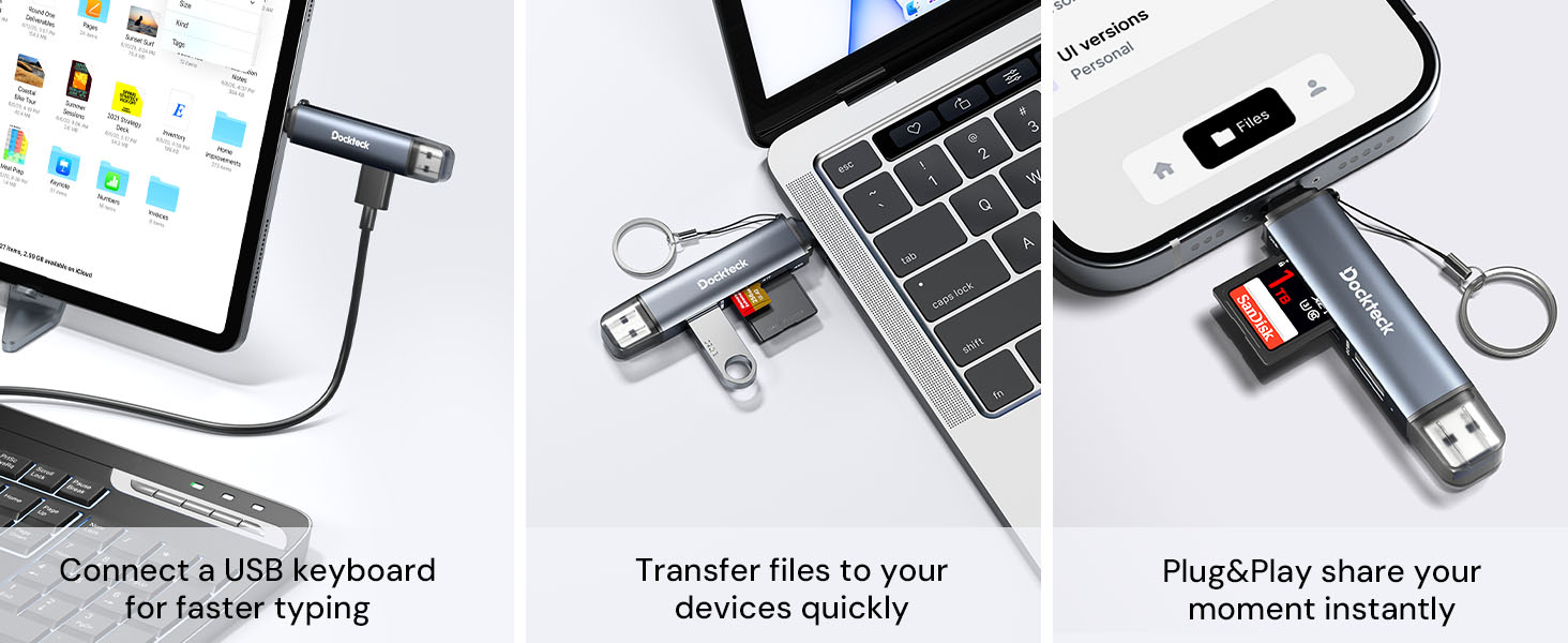 Micro SD card reader adapter