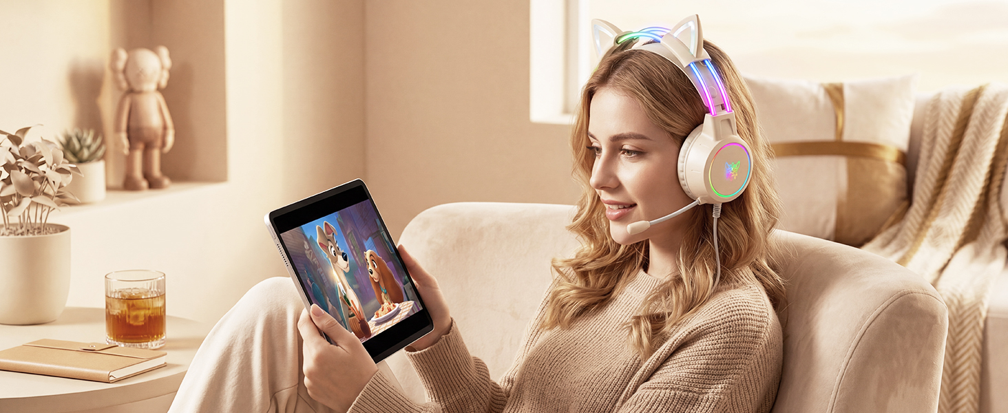 wired headphones for entertainment