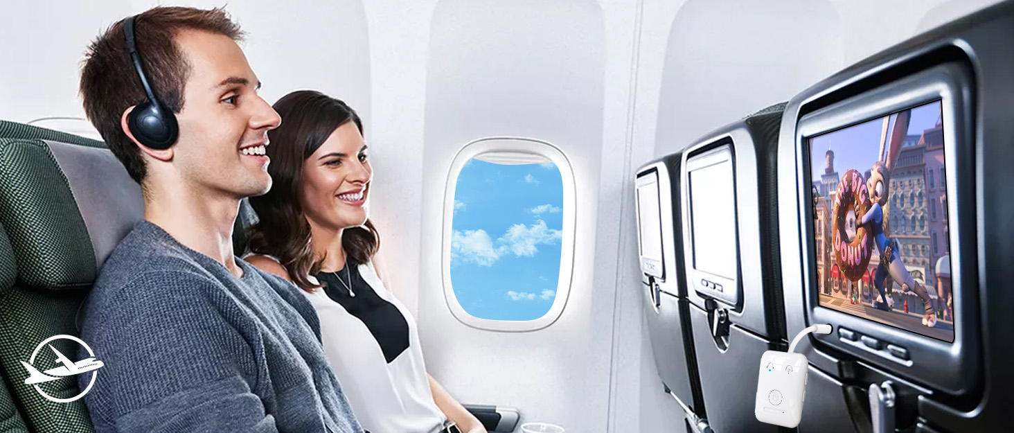 airfly pro bluetooth transmitter airplane