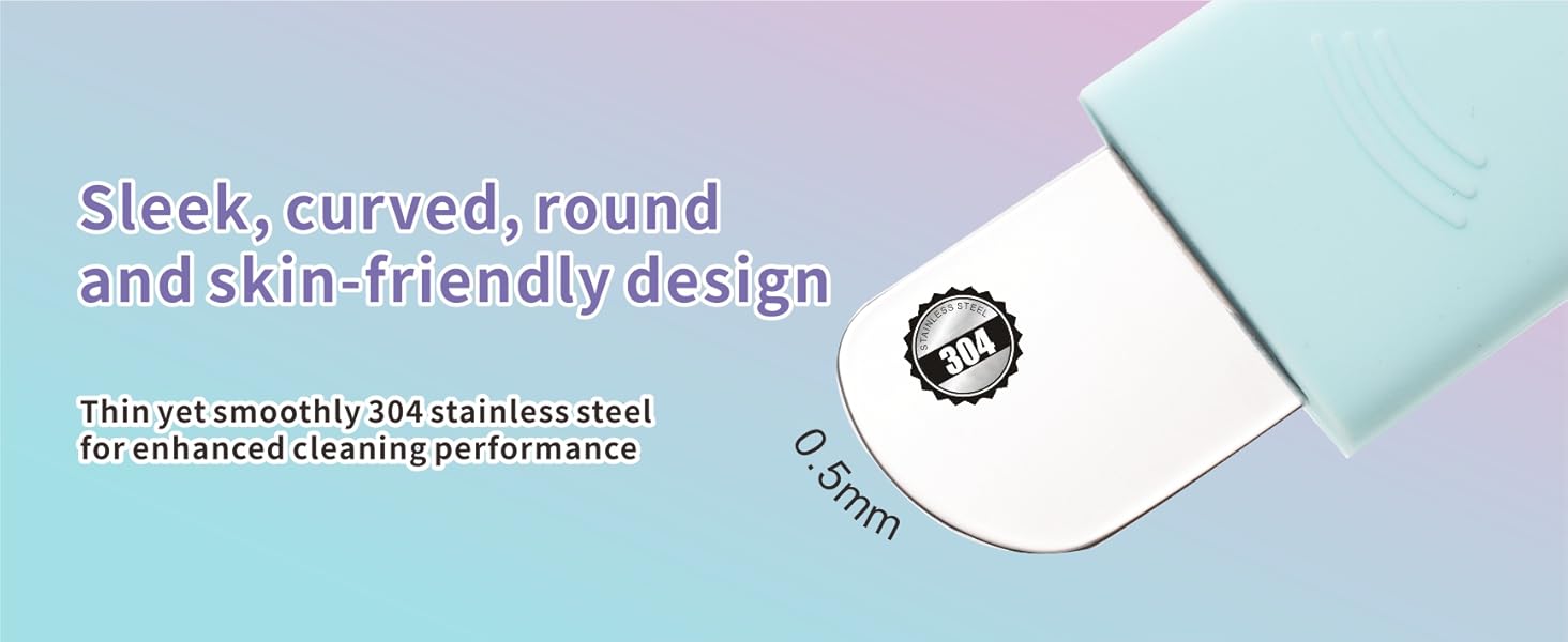 Blackhead Remover Tool,Silicone Face Scrubber, 2 in 1 Nose Scraper for Deep Cleansing