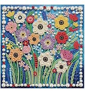 DIADAY Pearl Painting Kit for Adults Floral, 3D Diamond Art 12x12 Inch | Pearl Diamond Art kit wi...