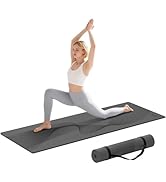 ILILI Yoga Mat, 72x25×0.3 Inch, Non-Slip, TPE Exercise Mat, Tear-Resistant, Fitness Yoga Mat with...