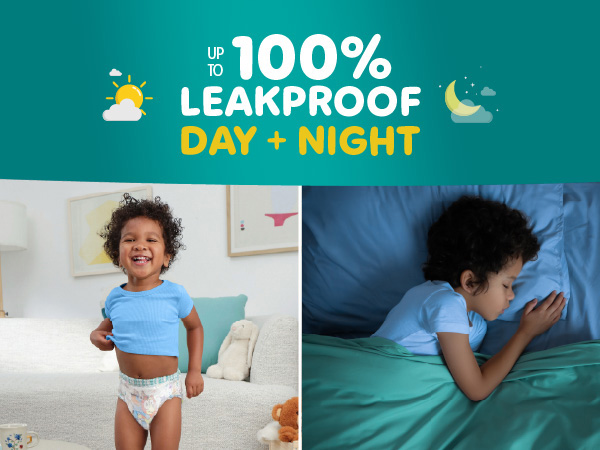 Up to 100% leakproof protection day and night