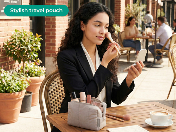 Stylish travel pouch