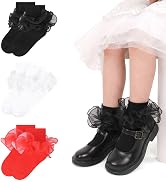 3 Pairs Girls Ruffle Socks
